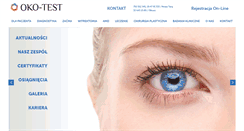 Desktop Screenshot of okotest.pl